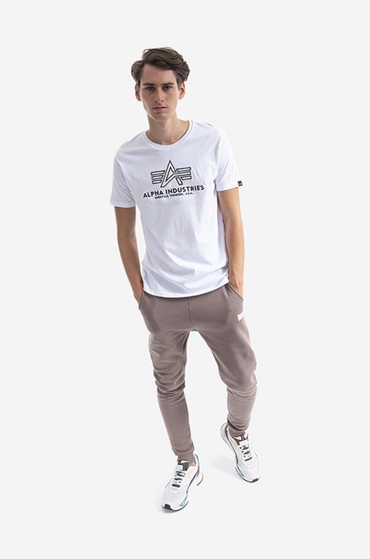 Alpha Industries cotton t-shirt 118505.09 white AA00