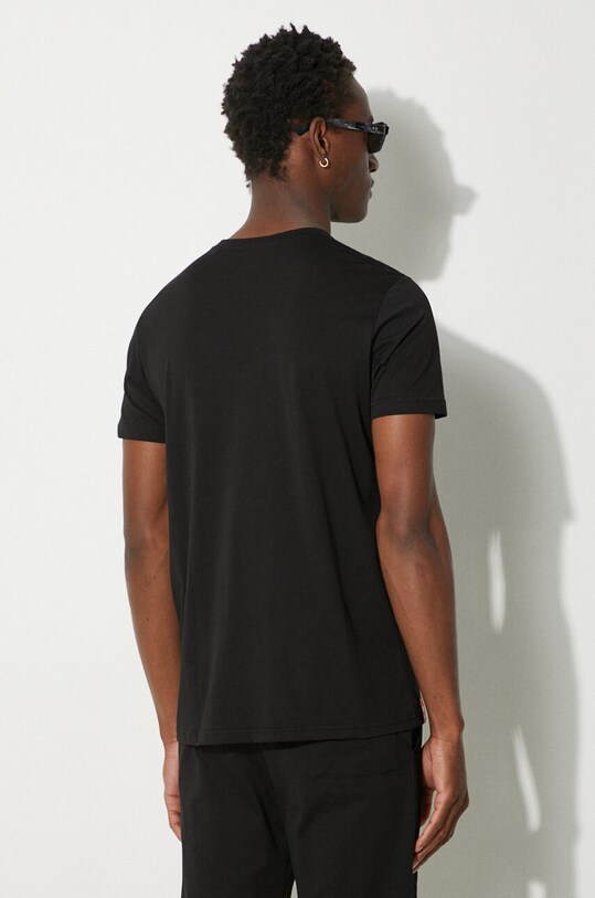 Oblečení Bavlněné tričko Alpha Industries 118505.95 černá