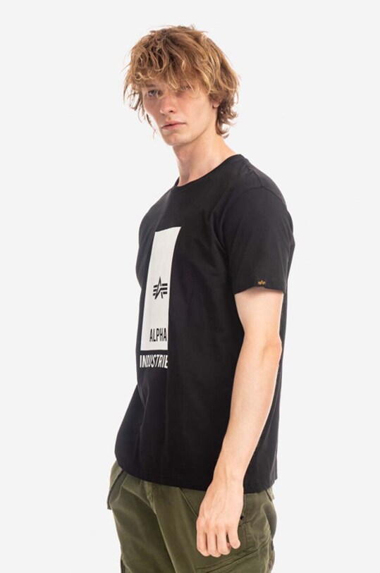 Alpha Industries t-shirt bawełniany Block Logo T