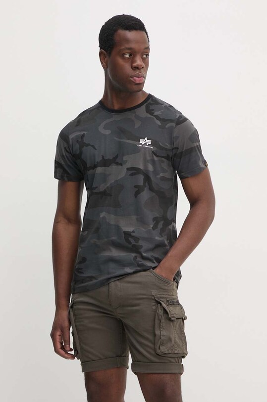 Îmbrăcăminte Alpha Industries tricou din bumbac 128507C.125 gri
