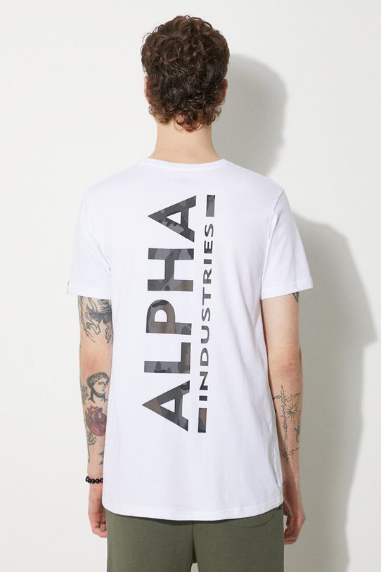 Alpha Industries cotton t-shirt cotton white 128507CP.573