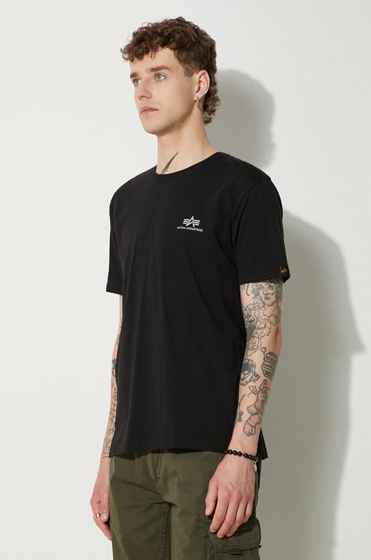 Alpha Industries cotton t-shirt black 128507RP.285