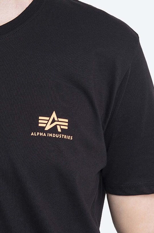 Alpha Industries tricou din bumbac negru 128507RP.614