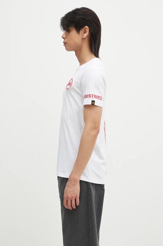 Alpha Industries cotton t-shirt 128534.09 white AA00