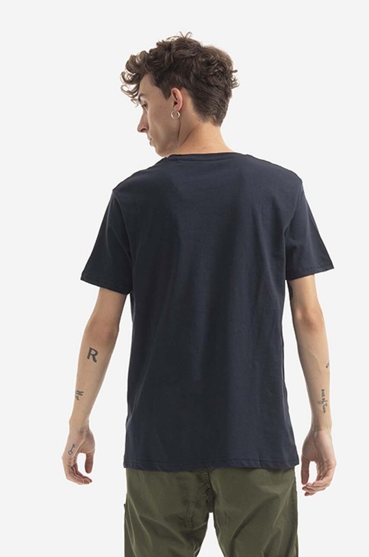 Бавовняна футболка Alpha Industries Mission To Mars T темно-синій 126531.07