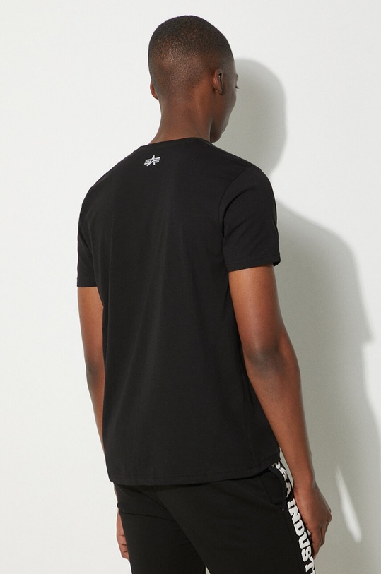 Îmbrăcăminte Alpha Industries tricou din bumbac 156513.95 negru