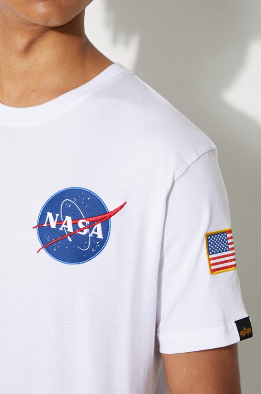 Хлопковая футболка Alpha Industries Space Shuttle T 176507.09