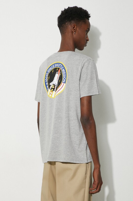 Alpha Industries t-shirt bawełniany szary 176507.17
