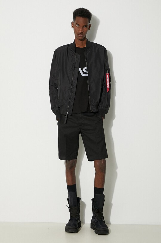 Alpha Industries cotton T-shirt x NASA 178501.03 black AA00