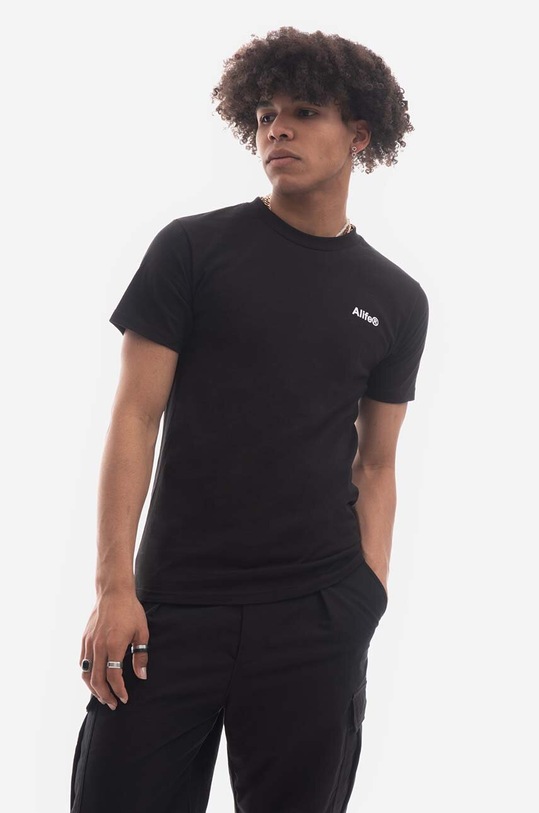 Alife cotton T-shirt all-over print black ALIFW20.42