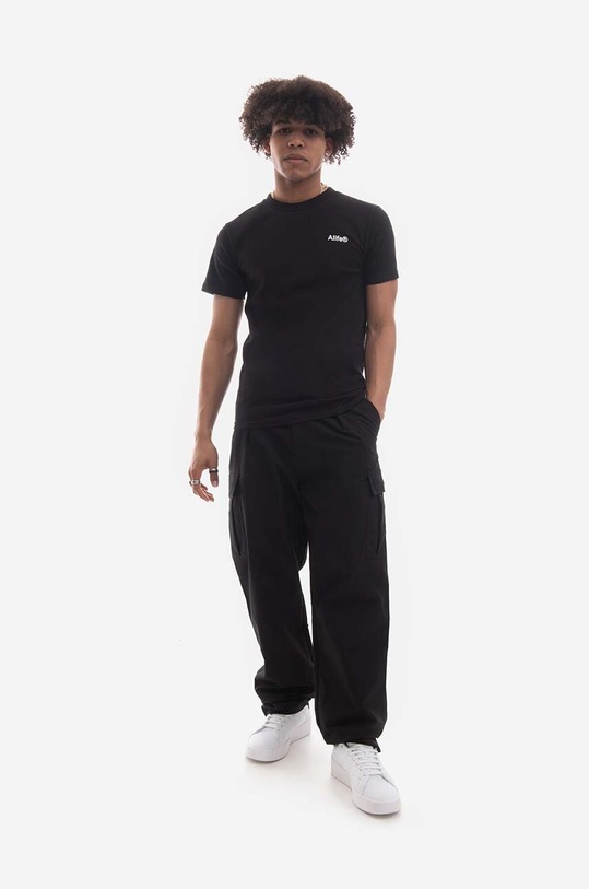 Alife cotton T-shirt ALIFW20.42 black AA00