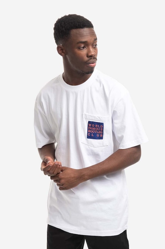 Market tricou din bumbac World Famous Bootleg Club Pocket Tee