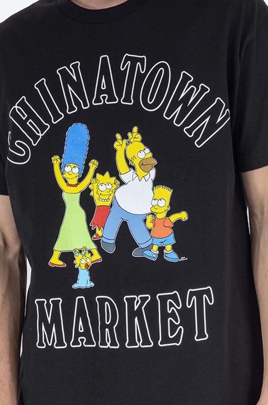 Market cotton T-shirt Chinatown Market x The Simpsons Family OG Tee black CTM1990346