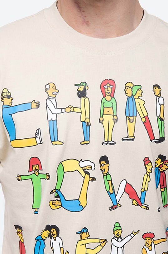 Market tricou din bumbac Chinatown Market City Aerobics Tee multicolor CTM1990462