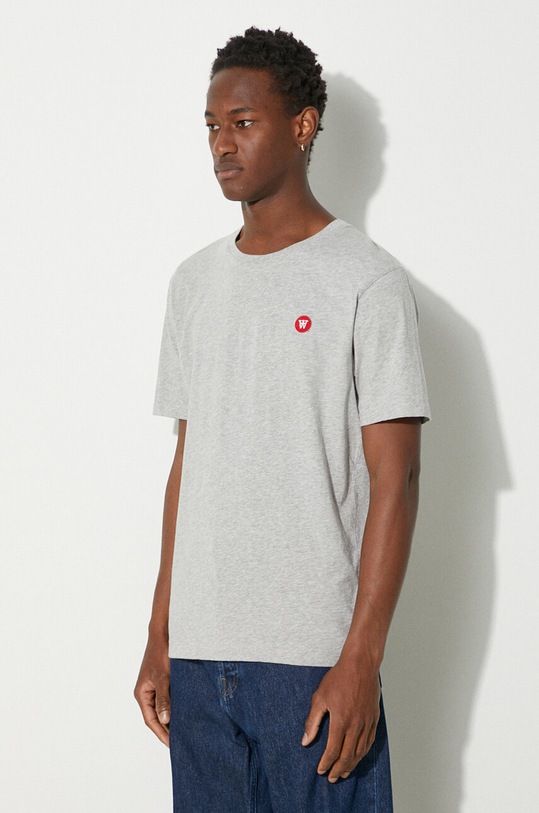 Clothing Wood Wood cotton t-shirt Ace Double A 10005700.2222 gray