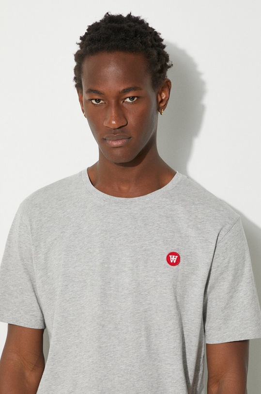 Wood Wood cotton t-shirt Ace Double A gray 10005700.2222