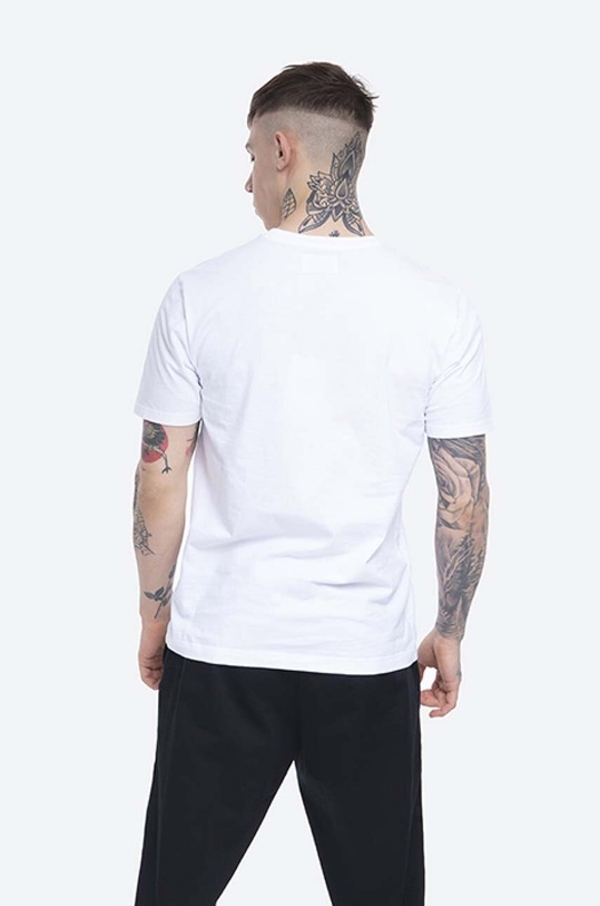 Odzież Wood Wood t-shirt bawełniany Ace T shirt 10115705.2222 biały