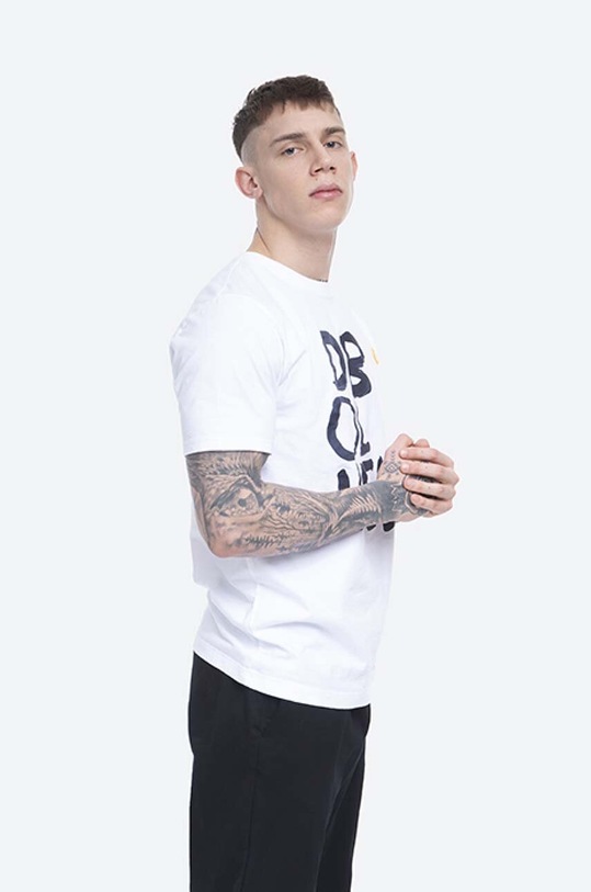 Wood Wood t-shirt bawełniany Ace T shirt 10115705.2222 biały