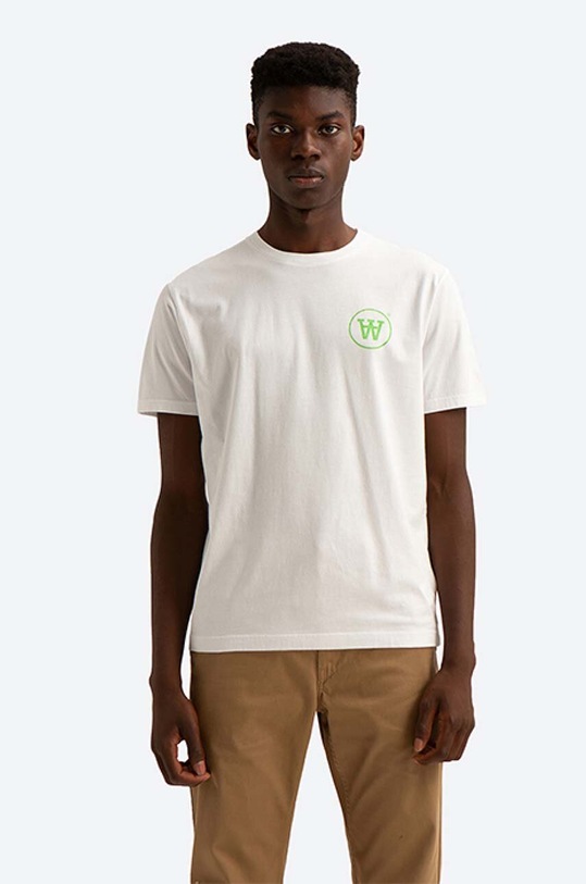Wood Wood cotton t-shirt Planet friendly white 10125701.2222