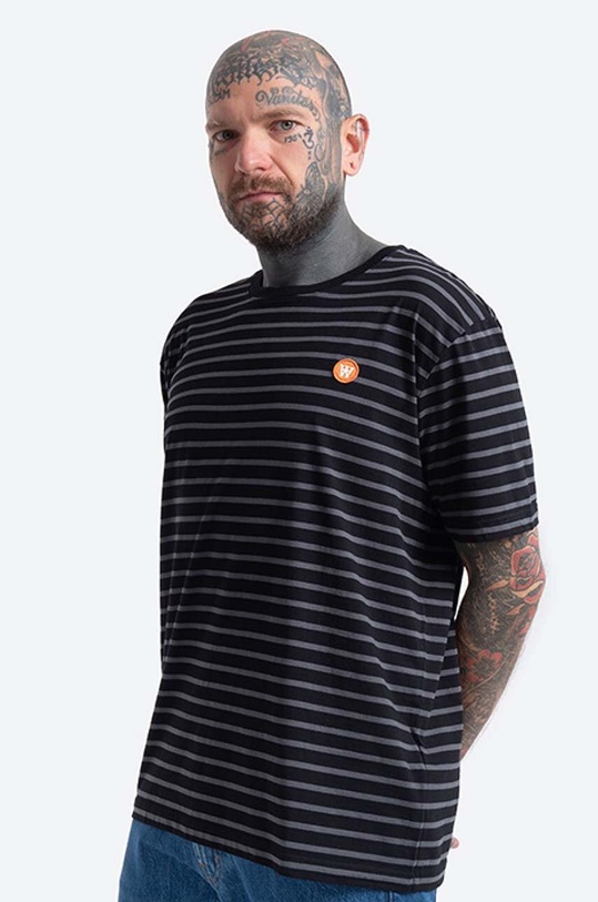 Bavlnené tričko Wood Wood Ace T-shirt regular čierna 10135710.2222