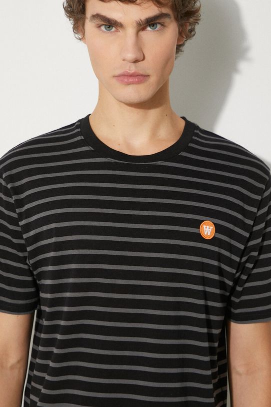 Wood Wood cotton T-shirt Ace T-shirt all-over print black 10135710.2222