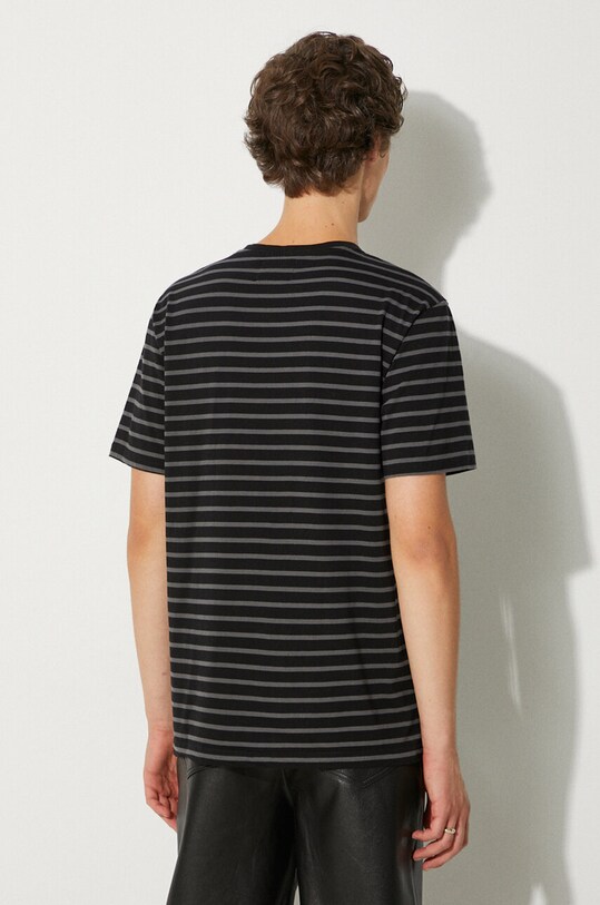 Wood Wood t-shirt bawełniany Ace T-shirt 10135710.2222 czarny AA00