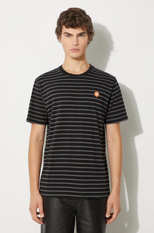 Clothing Wood Wood cotton T-shirt Ace T-shirt 10135710.2222 black