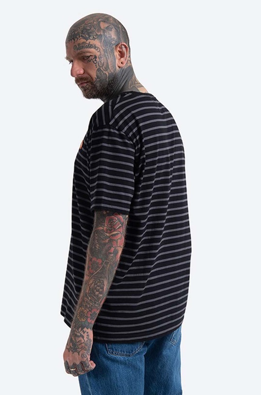 Bavlnené tričko Wood Wood Ace T-shirt čierna 10135710.2222