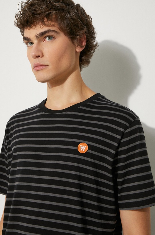 Wood Wood cotton T-shirt Ace T-shirt 10135710.2222 black