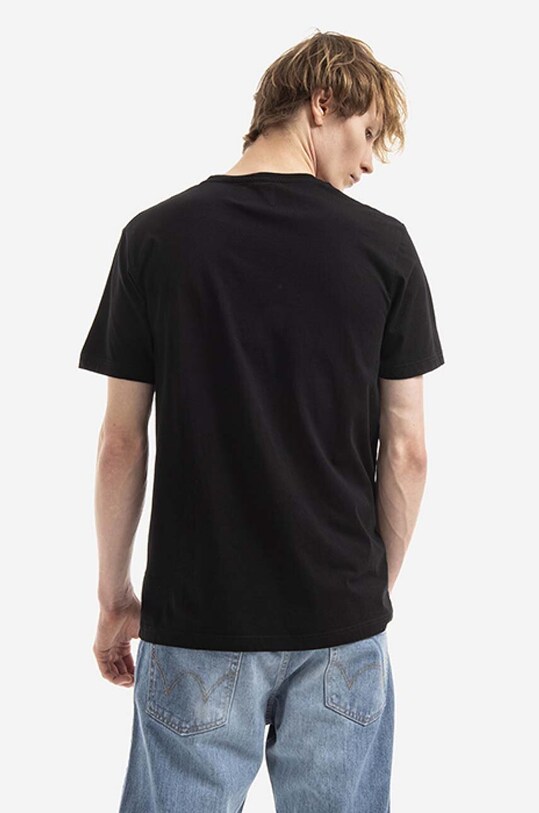 Îmbrăcăminte Wood Wood tricou din bumbac Ace Typo T-shirt 10285700.2222 negru