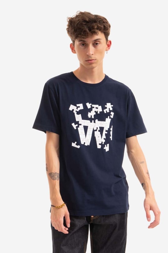 Wood Wood cotton T-shirt Ace Puzzle T-shirt