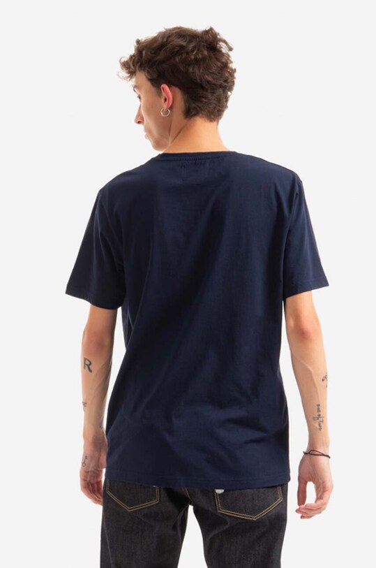 Clothing Wood Wood cotton T-shirt Ace Puzzle T-shirt 10295703.2222 navy