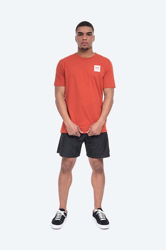 Wood Wood cotton T-shirt Box 11935724.2334 orange AA00