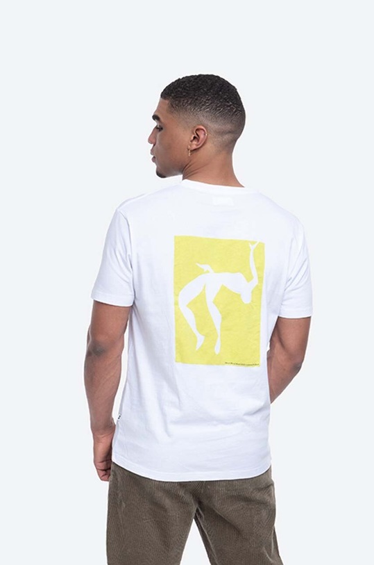 Clothing Wood Wood cotton T-shirt High Jump 12015712.2334 white