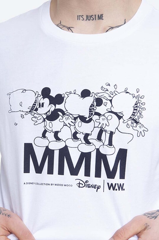 Wood Wood cotton T-shirt Bobo T-shirt 12025702.2334 white