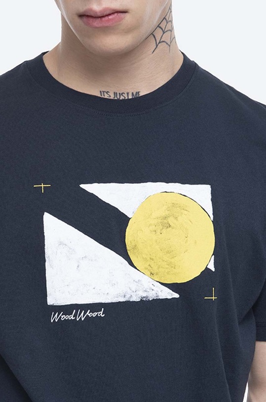 Wood Wood cotton T-shirt Sami T-shirt black 12045715.2491
