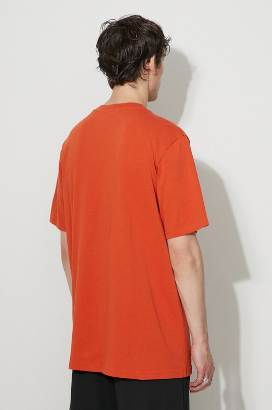 Clothing Wood Wood cotton T-shirt Bobby Pocket 12135702.2489 orange