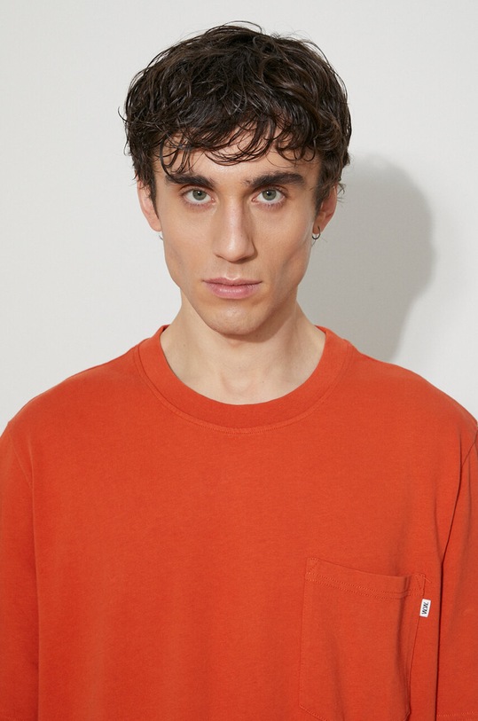 Wood Wood cotton T-shirt Bobby Pocket 12135702.2489 orange