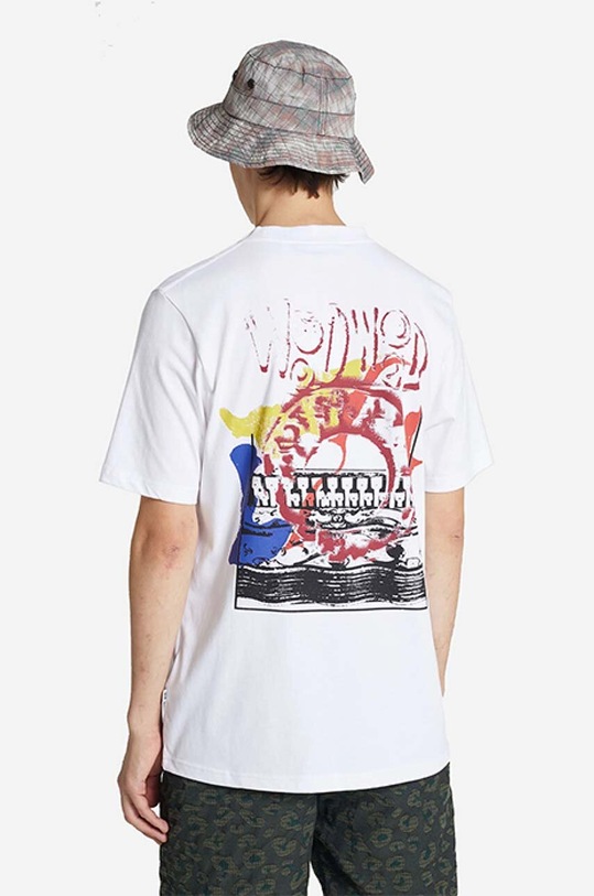 Wood Wood t-shirt bawełniany Bobby Eye Graphic T-shirt 12225704.2489 biały AA00