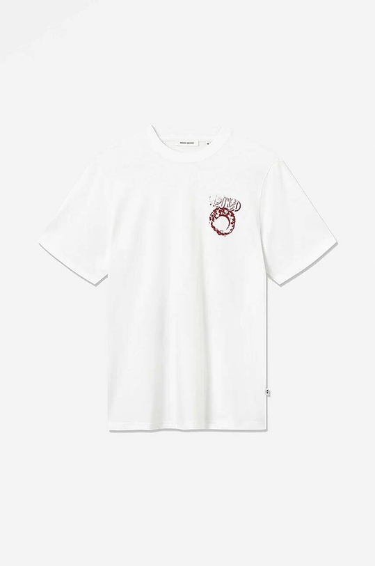 Odzież Wood Wood t-shirt bawełniany Bobby Eye Graphic T-shirt 12225704.2489 biały