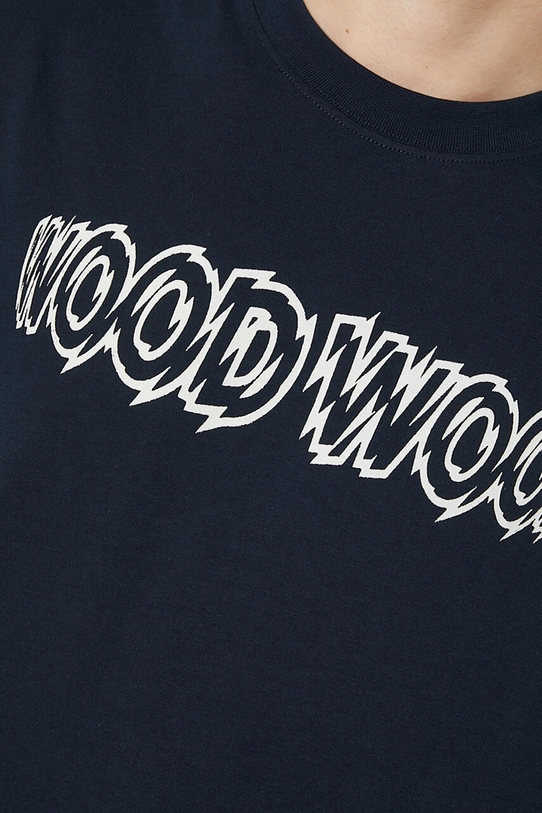 Bavlněné tričko Wood Wood Bobby Shatter Logo T-shirt 12225707.2489