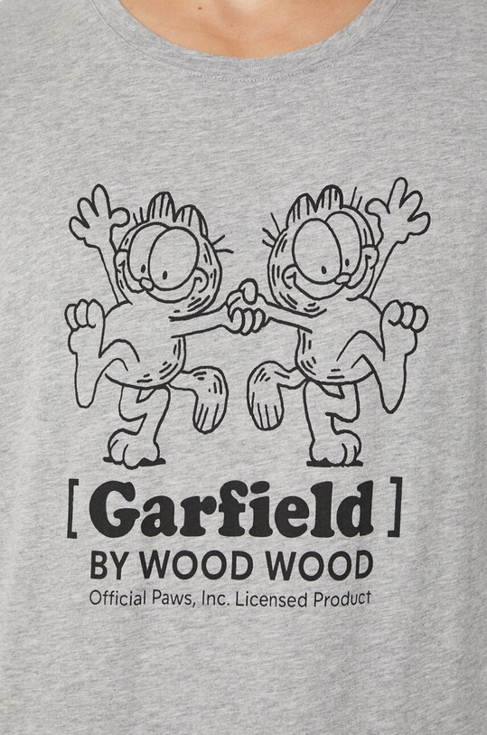 Wood Wood t-shirt in cotone Ace x Garfield 30045701.2222 grigio