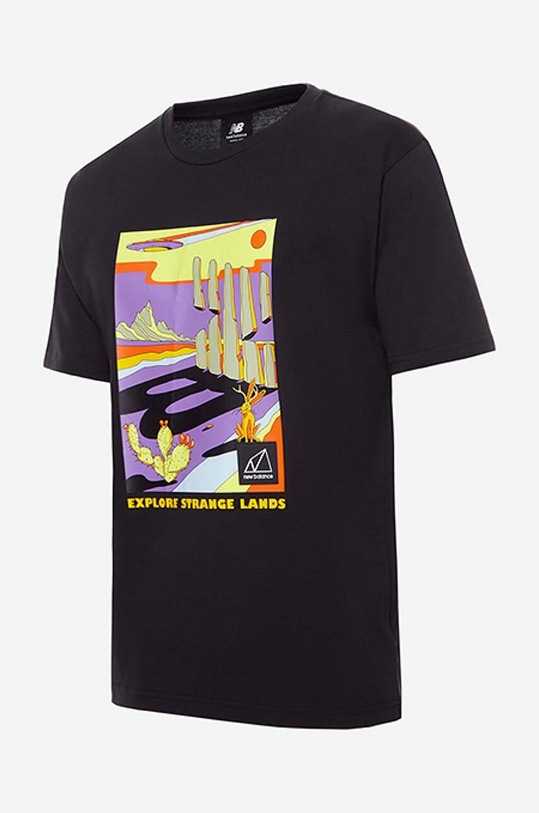 Clothing New Balance t-shirt MT21509BK black
