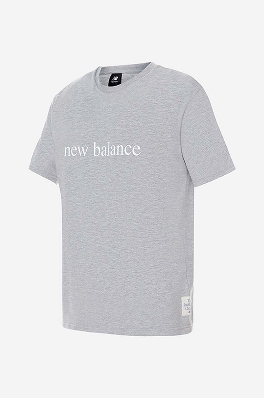 Clothing New Balance t-shirt MT21566AG gray