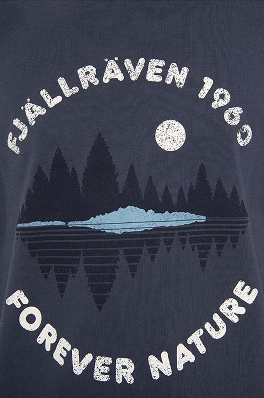 Fjallraven tricou din bumbac Forest Mirror bleumarin F87045