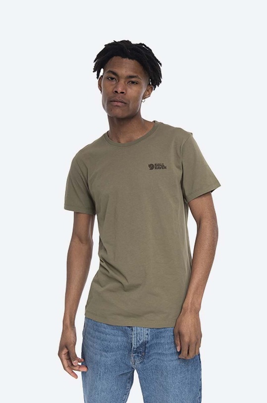 Fjallraven cotton T-shirt Tornetrask Planet friendly green F87314