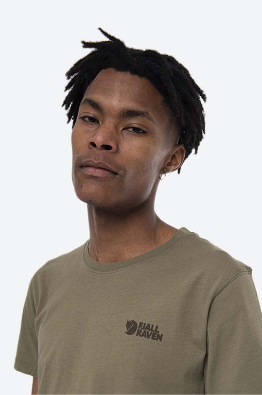 Fjallraven cotton T-shirt Tornetrask green F87314