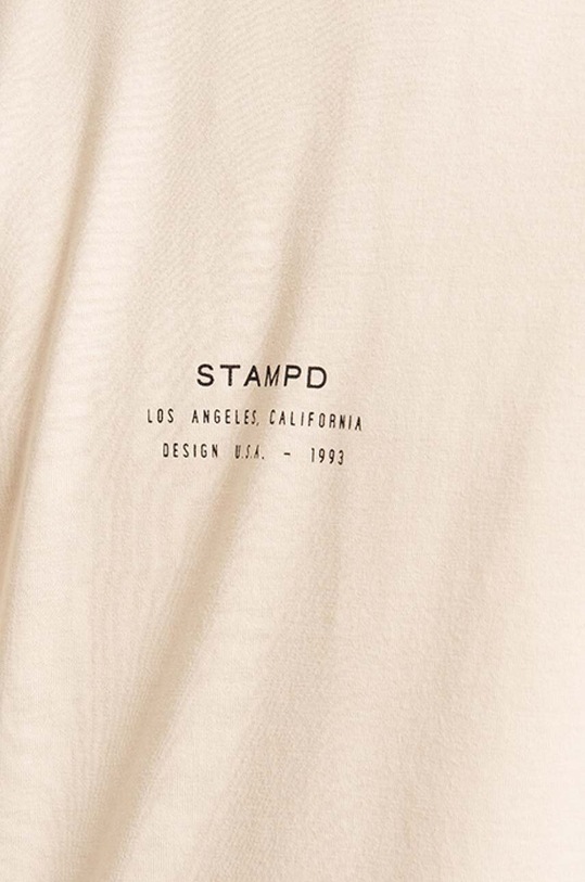 STAMPD cotton longsleeve top beige SLA.M2820LT