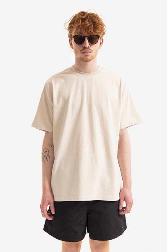 Clothing STAMPD cotton t-shirt SLA.M2823TE beige