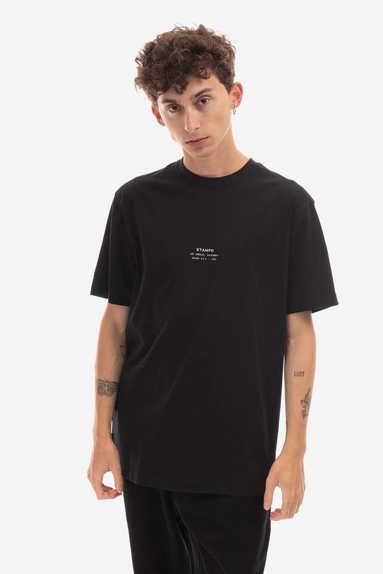 STAMPD cotton t-shirt relaxed black SLA.M2990TE